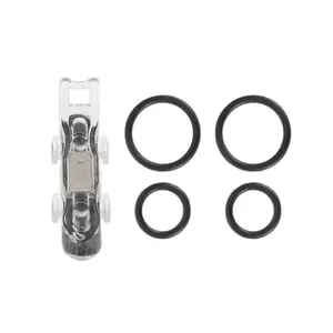 Unique Bargains Fishing Hook Keeper, Magnetic Hook Holder, Fishing Rod Hook Keeper, Quick Installation Hook Holder for Fishing Rod, Clear, 1 Set