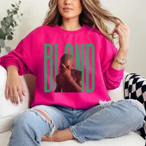Frank Ocean BLONDED Sweatshirt, Blonde Inspired, Two Sided Frank Ocean Blonde Sweatshirt Blond Album Sweatshirt, Trendy Blond Sweatshirt,