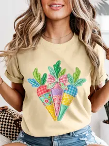 Colorful Carrots ~ CC Unisex Size Garment Dyed T-Shirt Printed in the USA