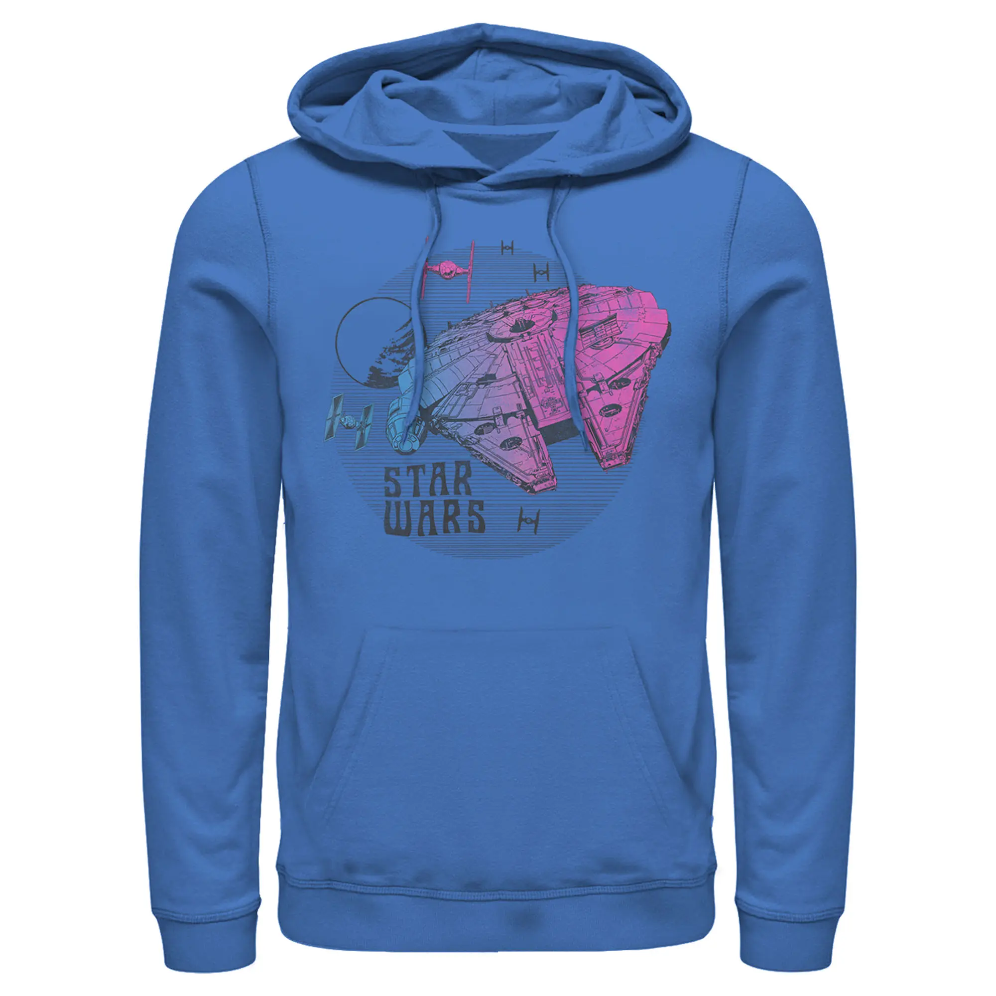 Men's Star Wars: The Rise of Skywalker Ombre Millennium Falcon Pull Over Hoodie
