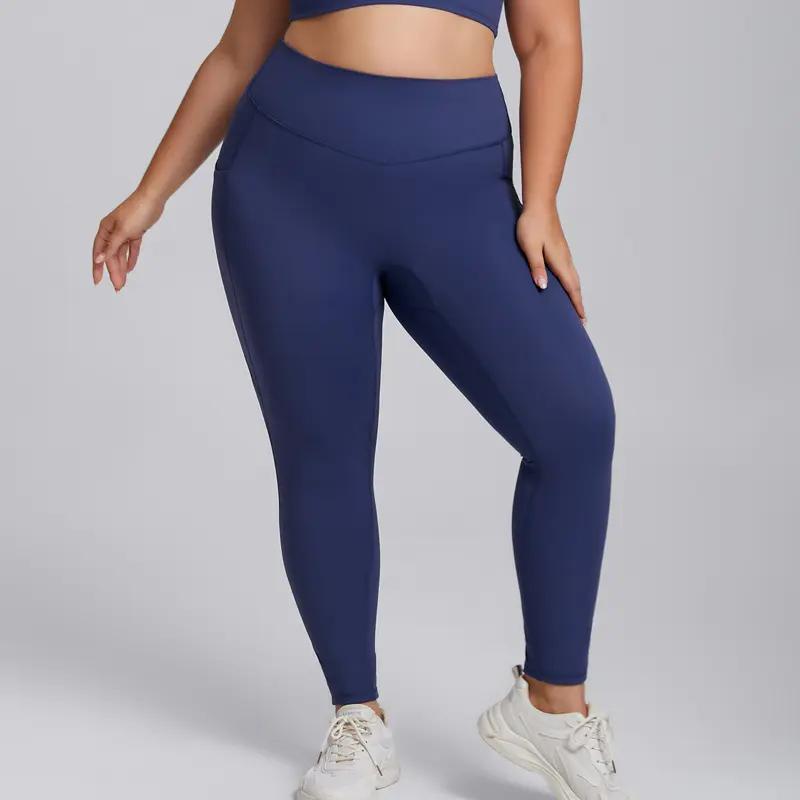 Navy blue trousers