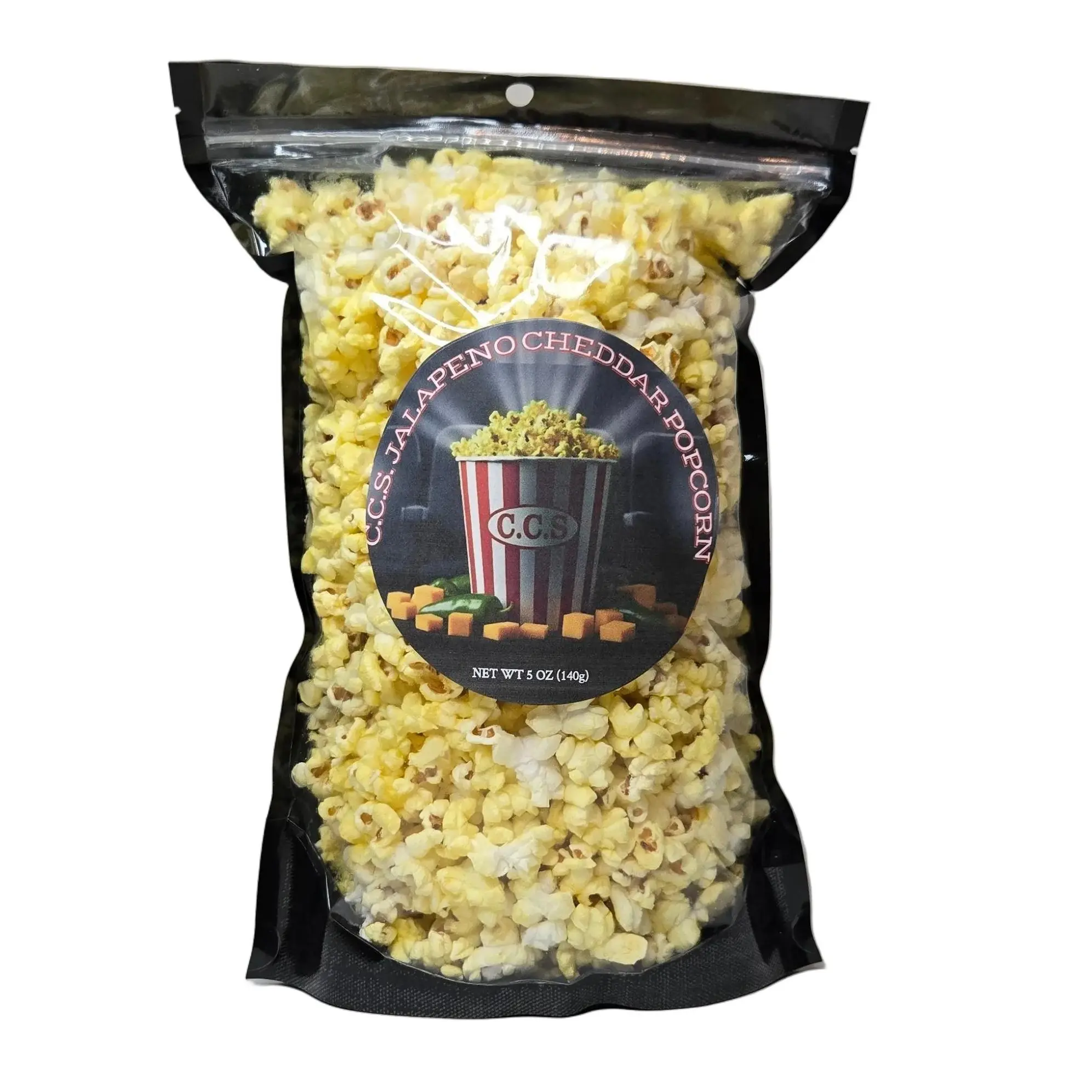 Jalapeno Cheddar Gourmet Popcorn - Cotton Candy Sensations - 8 Cups