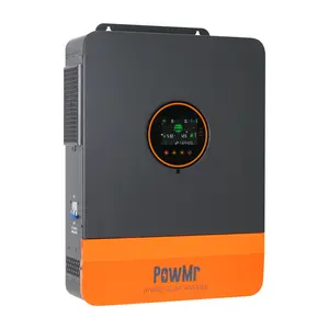6500W 48V Solar Hybrid Inverter| 120/240V Split Phase, Built-in 140A MPPT Charger Controller, Max PV Input 10kW 550V, Support 6 Units Parallel & Lead Acid/Lithium/Batteryless Operation