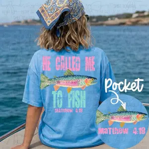 Comfort Color 1717 Graphic Tee - Called to Fish