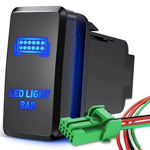 Nilight Toyota Led Light Bar Push Button ON/Off Tall Switch