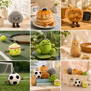 Jellycat Mini Plush Keychain – Soft Cuddly Toy Charm, Ideal for Daily Use, Gift Giving & Collecting Cute Accessories