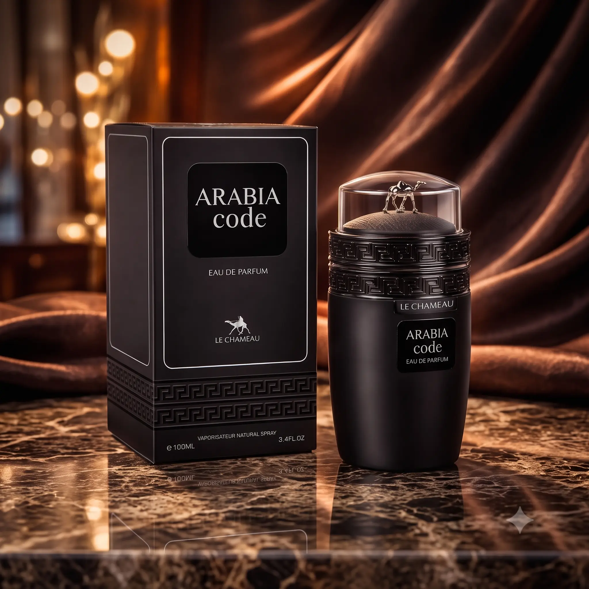 Arabia Code Eau de Parfum for Men | Woody Spicy Amber Fragrance | 100ml