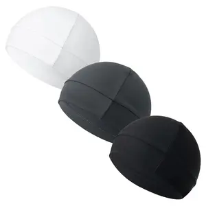 Unisex Plain Color Multifunctional Skull Caps 2026 Summer Sportive Beanie Fitted Hat for Men Women Stretchy Helmet Liner Biking Accessory Back To School Birthday Outfit Machine Washable Polyamide SpringStatements Fitting Outdoor Hat for Daily Wear, Sports