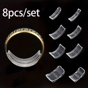 Resin Ring Adjuster, Invisible Ring Size Adjustment Pad, Fits Loose Rings, All Finger Sizes, Comfortable and Protective, Transparent Material