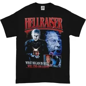 Hellraiser Tee Pinhead New Black T-shirt