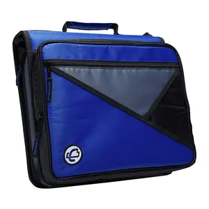 212 MAIN Universal Nylon Laptop Zipper Binder - Multi Functional Bag with 2 in. O-Ring, for School, Traveling, Office Work Use, Traveling Bag