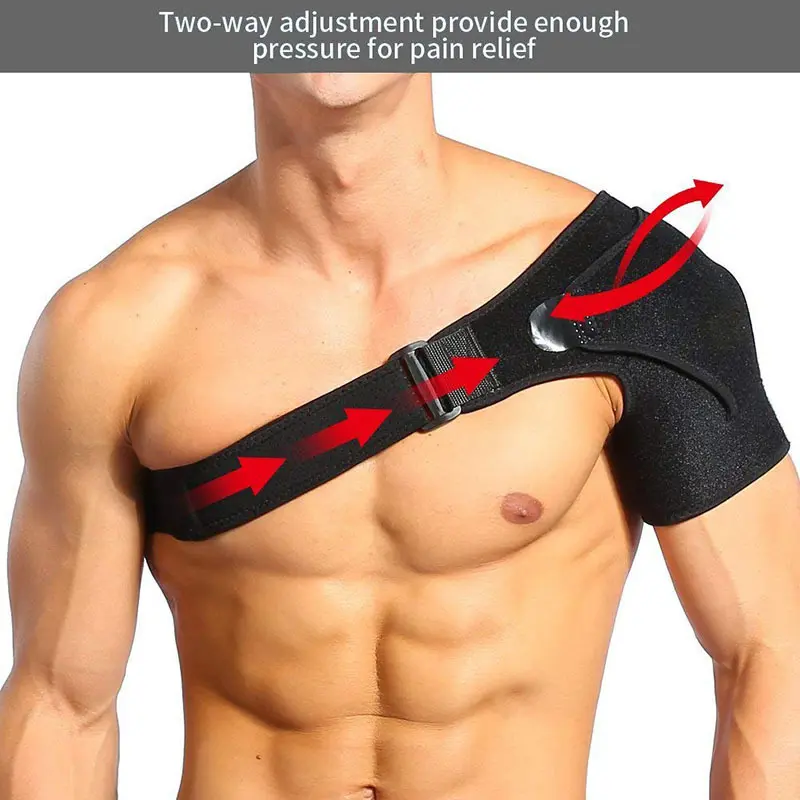 Sports Shoulder Pads Pressurized Adjustable Shoulder Pads Straps Non-slip and Breathable Shoulder Support Shoulder Straps Men and Women