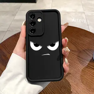Case for Samsung S24 ultra plus S25 S23 S22 Ultra Plus Angry Gaze Advanced fashion gift Anti-Scratch Shockproof Soft Silicone Protective Cover