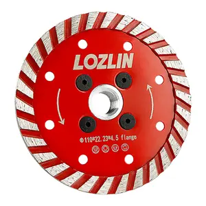 110MM Diamond Blade -Cutting/Chamfering/GrindingDisc for Granite, Marble, Stone - Angle Grinder Saw Blade forMasonry & Construction Work 5/8-11