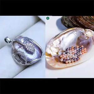 [live opening]Cluster king pearls+Pearl pendant