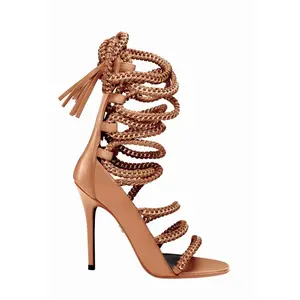 IMENA II TAN CALF SANDALS