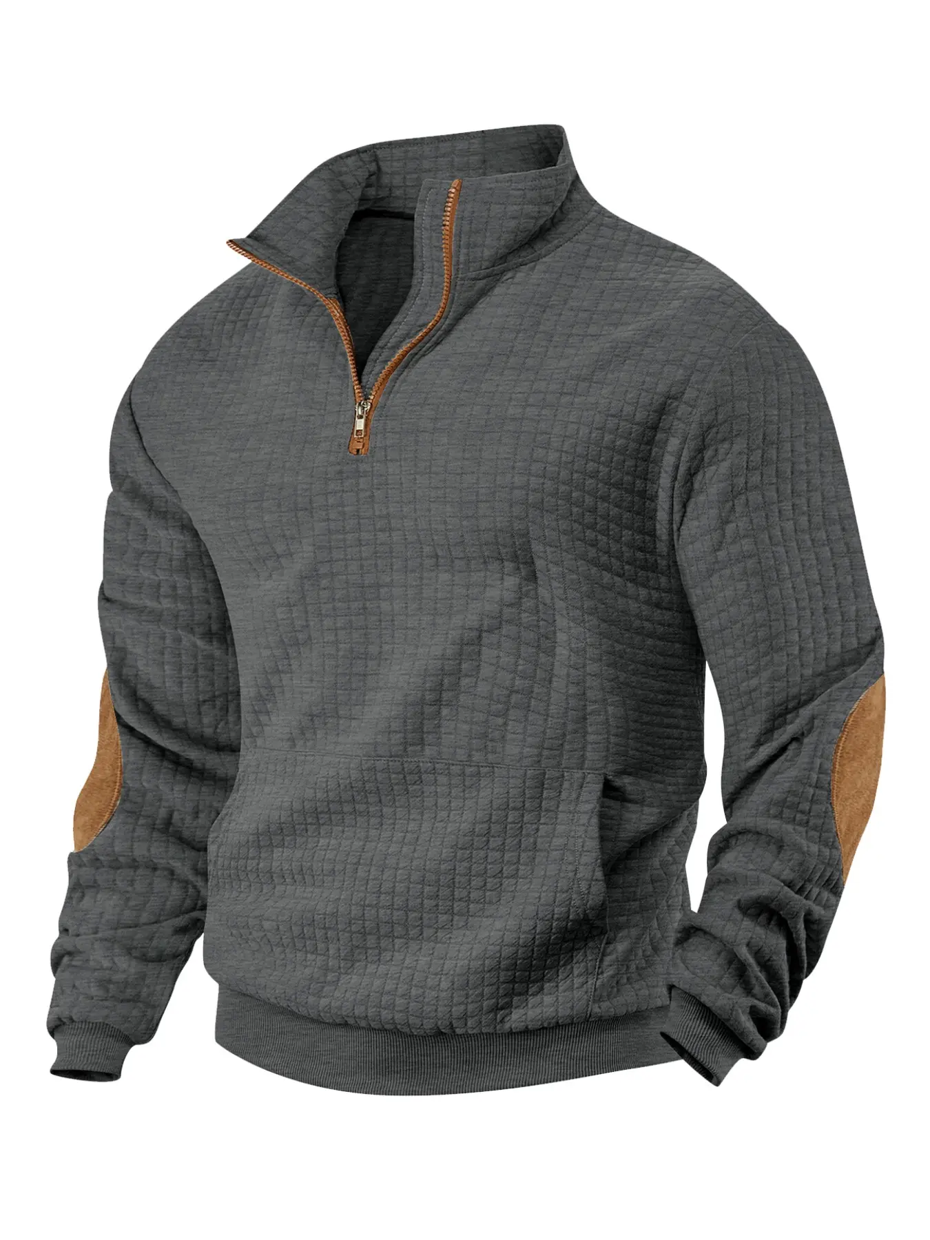 Autumn and winter men's wear, simple collar checked plaid jacquard pullover short sleeve long sleeve, slim fit casual pullover knitted outfit knitwear daily wear men's clothing, casual fitting pullover, casual fashion men's wear.