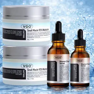 VGO Hydration Boost Duo – Vitamin C Serum & Snail Mucin Cream