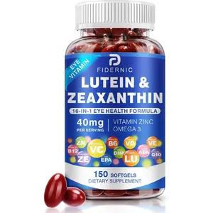 Lutein Zeaxanthin Eye Supplement 40mg 8mg AREDS 2 Formula with Vitamin C E Zinc Omega 3 CoQ10 for Vision Support Blue Light Protection Macular Health Antioxidant Eye Vitamins for Adults