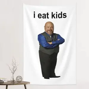 Bertram I Eat Kids 3x5 Ft flag Tapestry  Meme Funny Wall Tapestries Hanging