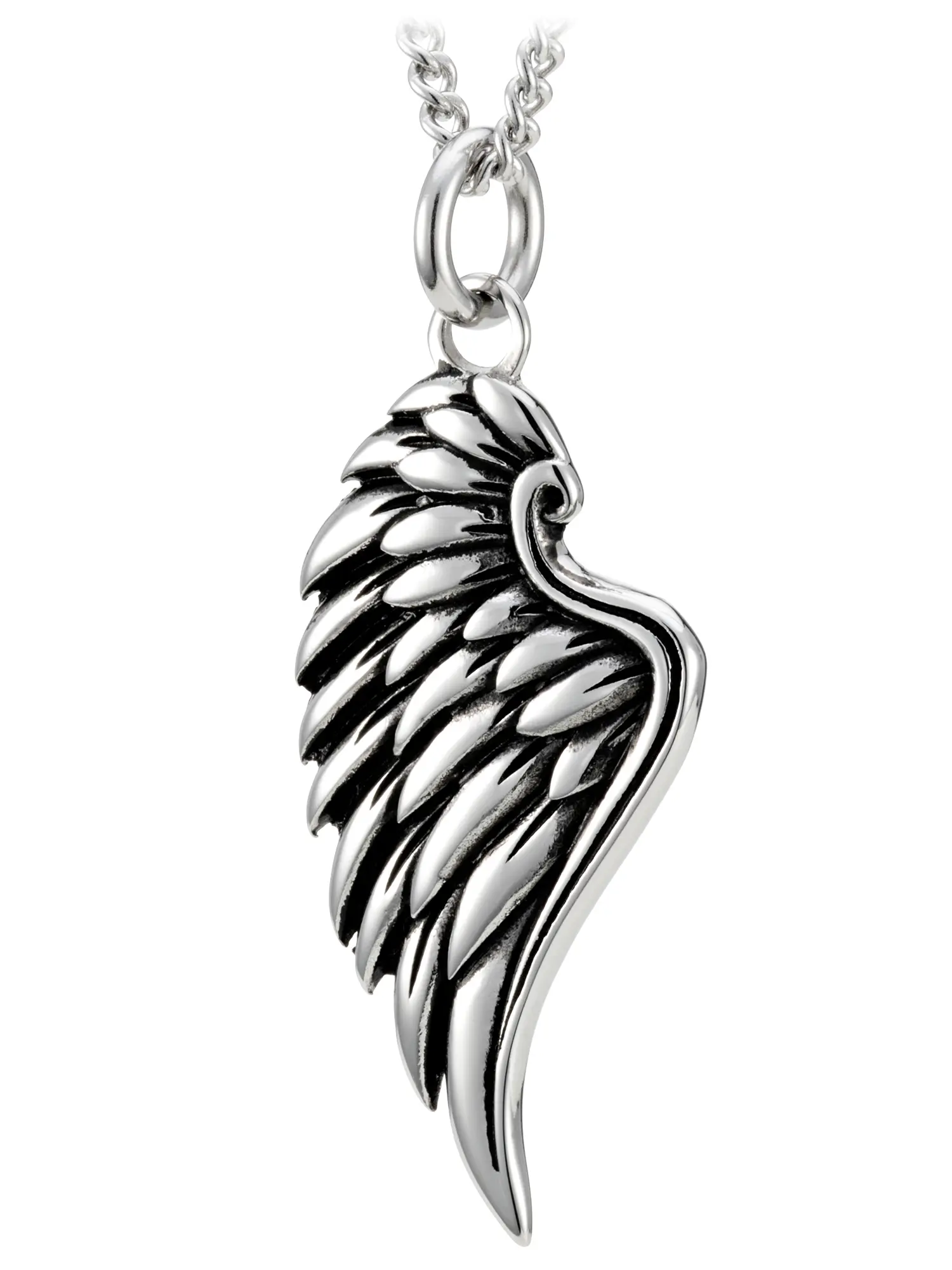 Shields of Strength Women's Angel Wing Necklace | Psalm 34:7
