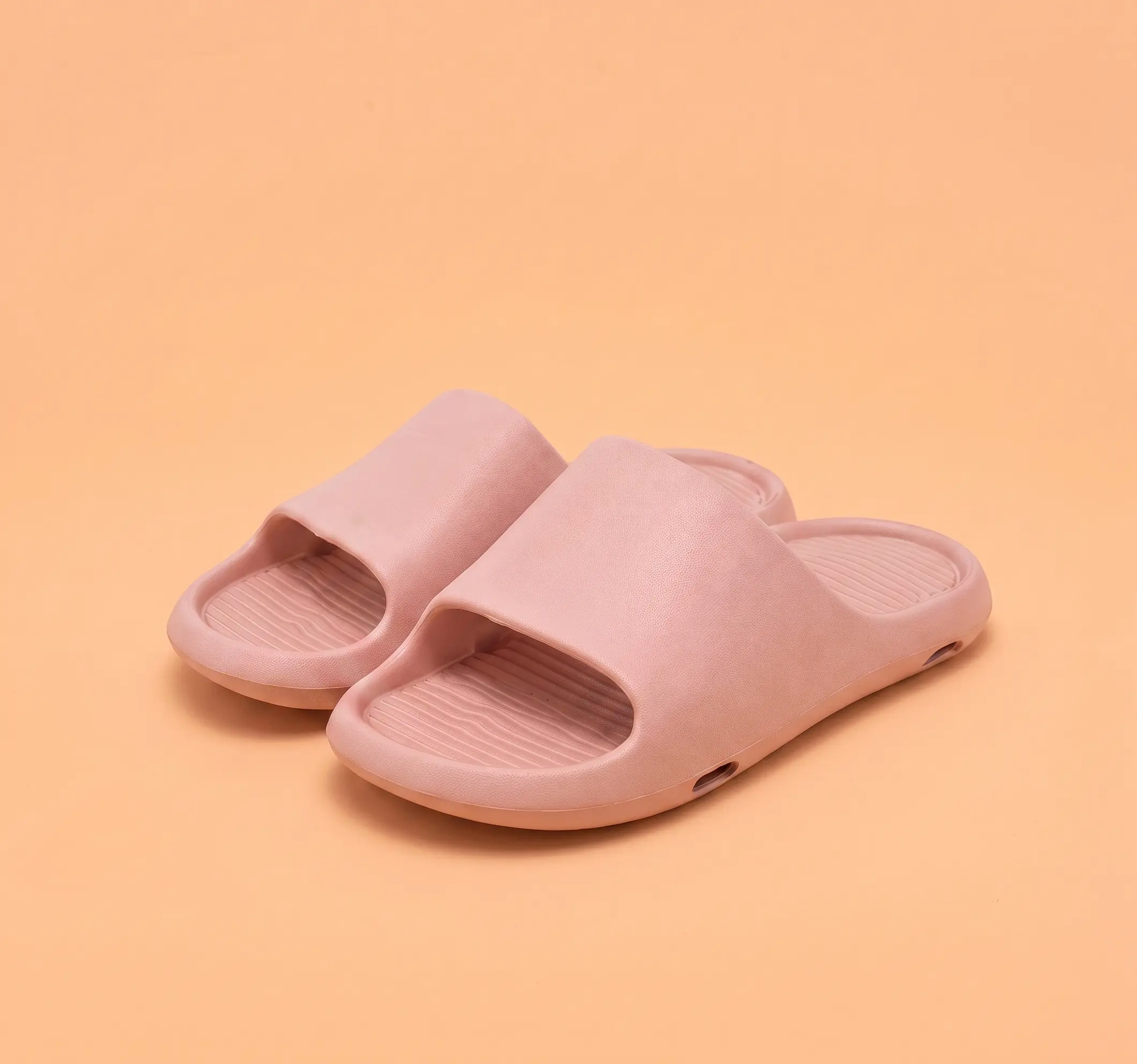 Women's & Men's Shower Slippers - Footwear with Arch Support, EVA Foam, Flat Sole, Quick Drying, Drain Holes, Lightweight Casual Chic Indoor/Outdoor Pool Slides Beach Sandals for Dorm Home