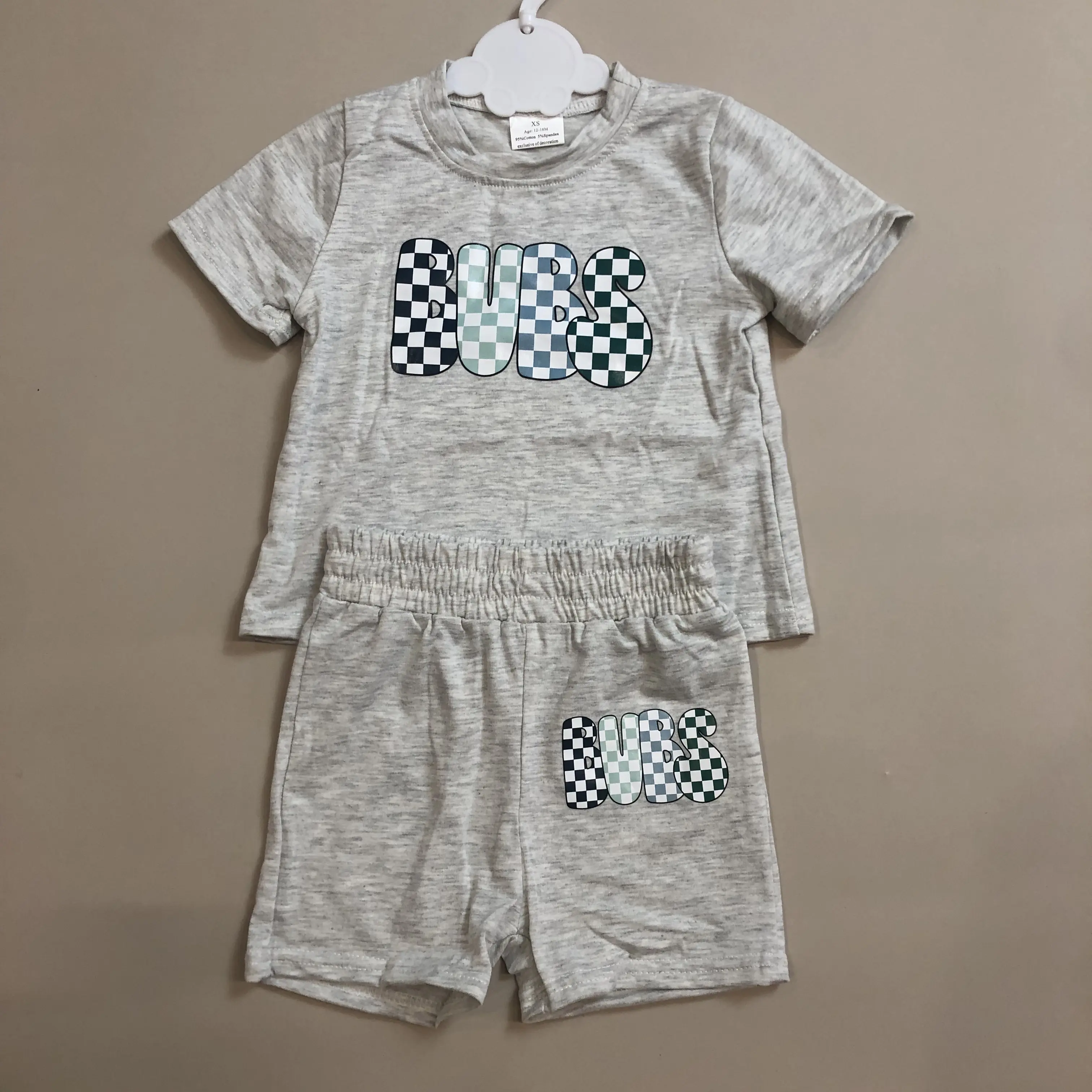 Boys' 2-Piece Summer Outfit, Casual Printed Cotton Shorts Set with Graphic Tee for Toddler Kids, Machine Washable Easter Clothes, Clothes Kids, Bow Detail, Toddler Sizes, Casual Set, Two Piece Set
