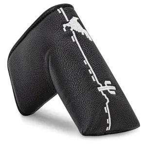 Dinosaur Style Crossbones Golf Putter Cover, Premium Blade Headcover with Soft Lining, Durable Golf Club Accessory for Men & Women, Golf Accessories