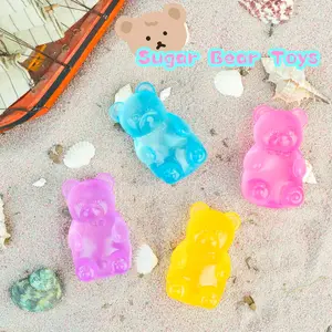 2026 Cute Animal-Shaped Maltose Stress Relief Toy - Sensory Stress Relief Soft Ball for Adults and Children, Party Favor Squeeze Toy, Anti-Anxiety Hand Stress Reliever, Cute Bear-Shaped Stress Relief Squeeze Toy