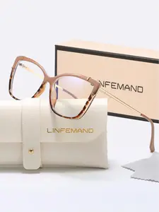Fashionable Cat Eye Frame Eyeglasses, Elegant Decorative Eyeglasses for Women, Fashion Eyeglasses for Work, Daily Clothing Decor, Perfect for Student Daily Use, High Quality Eyeglasses, Stylish Glasses