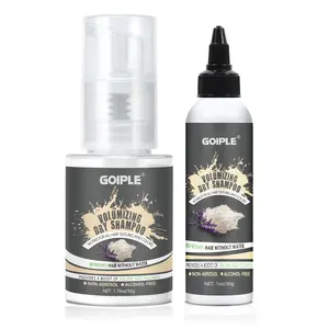 Goiple Volumizing Dry Shampoo - Natural & Organic Ingredients for Men Women Hair - Enhances Volume Fullness for Oily Hair - Refreshed Look Without Water - 2pcs
