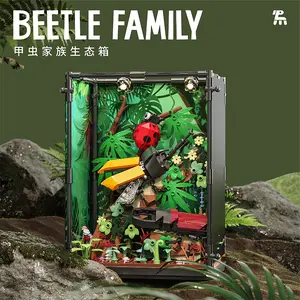 Insect Kingdom Building Fish Tank Landscape Assembly and Construction Model Decoration Piece Tropical Rainforest Series
