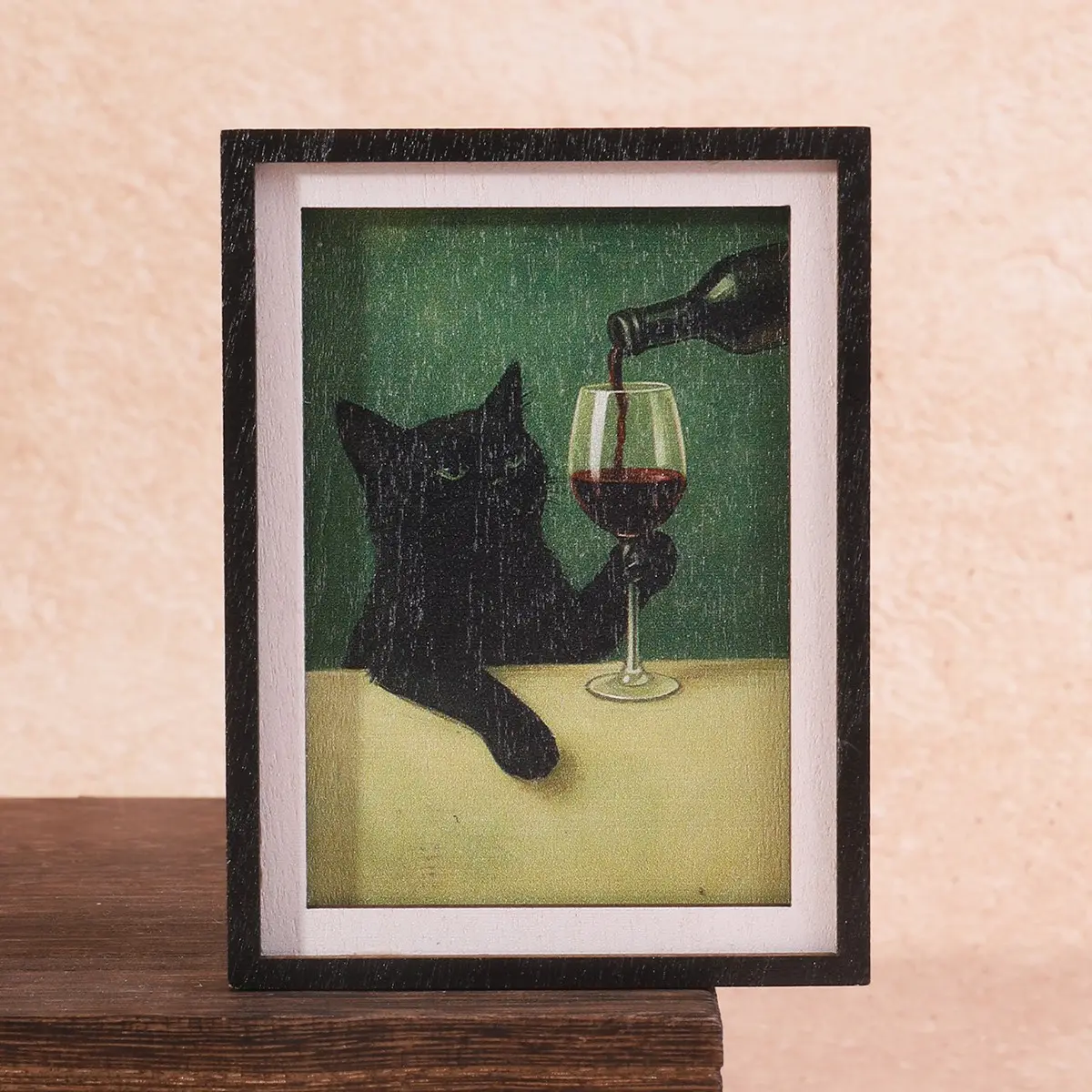 1PC Cute Cat Refrigerator Magnet, Fun Mini Photo Frame Magnet, Animal Fridge Magnet for Home Decor, Photo Magnets, Decoration, Perfect Festive Gift, Refrigerator Decorating Magnet, Decorative Fridge Magnets