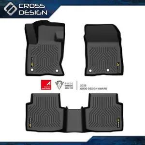 CROSSDESIGN All Weather 3D Floor Mats Fit For 2020-2025 Ford Escape TPE Rubber Cargo Liners  Upgraded Version