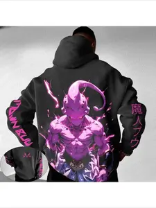 2026 Dragon Ball Men's Graphic Hoodie Sweater Son Wukong Beijita Anime Spring and Autumn Boys Children's Hoodie Parent Child Costume
