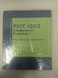 USED-Introduction to Psychology 1 with Launch Pad 6 Month Access Code for Psychology by Schacter 5th Edition Custom for University of Colorado Denver by University of Colorado Denver (Loose Leaf)