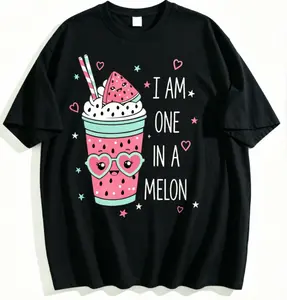 Funny Summer T-Shirt - I Am One In A Melon Watermelon Graphic Tee