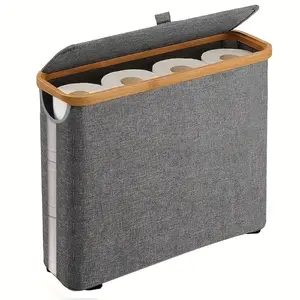 Home, bedroom, living room locker supplies, bathroom tissue storage box – with a lid design, space-saving, ready to use without installation