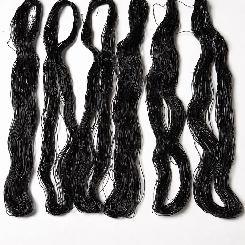 2 African Rubber Hair Thread