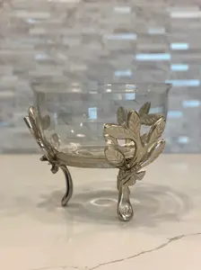 BUTTERFLY LEAF BRANCH BOWL SILVER