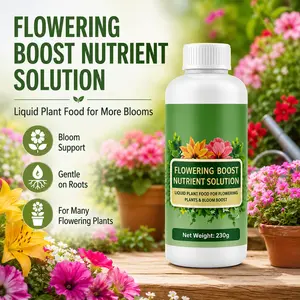 Flowering Boost Nutrient Solution 330g, Liquid Plant Food for More Blooms, Bloom Booster Fertilizer for Flowers, Roses, Hibiscus, Orchids, Patio Pots, Garden Beds & Indoor Plants, Easy Mix Formula for Bigger Brighter Flowers, Strong Roots & Healthy Growth