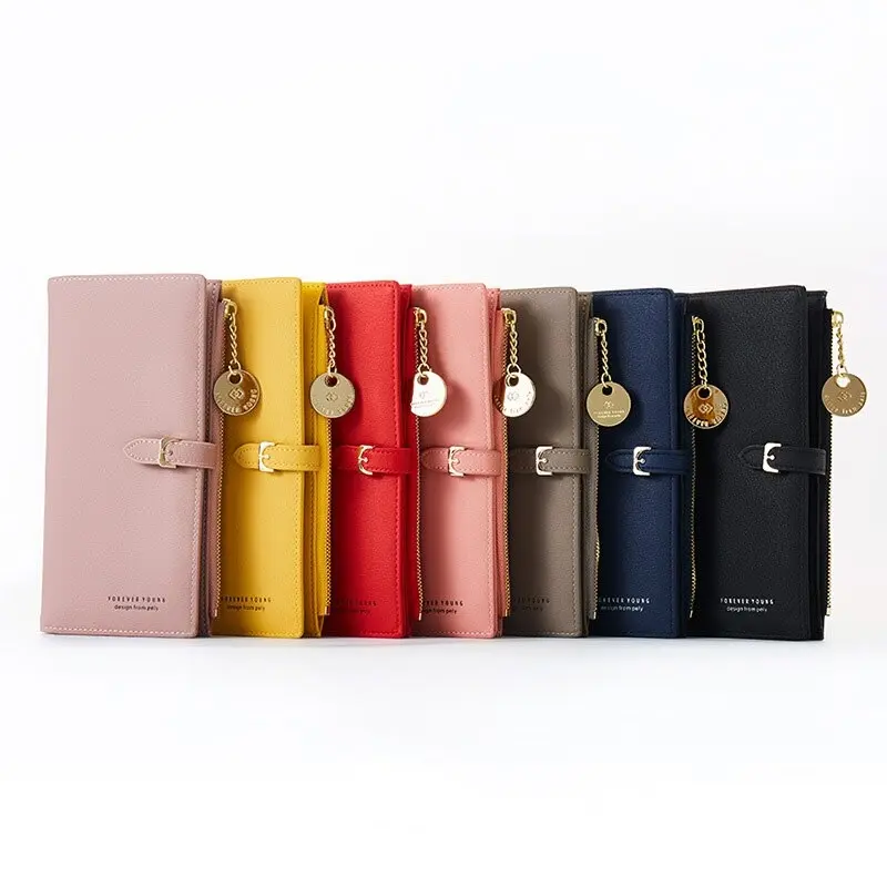 Women's Casual Synthetic RFID Safe Wristlet Wallet - Large Zipper Clutch, Phone Holder, Wallets for Women