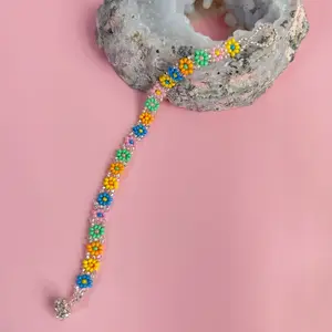 Handmade Ceramic Beaded Summer Bracelet - Unisex