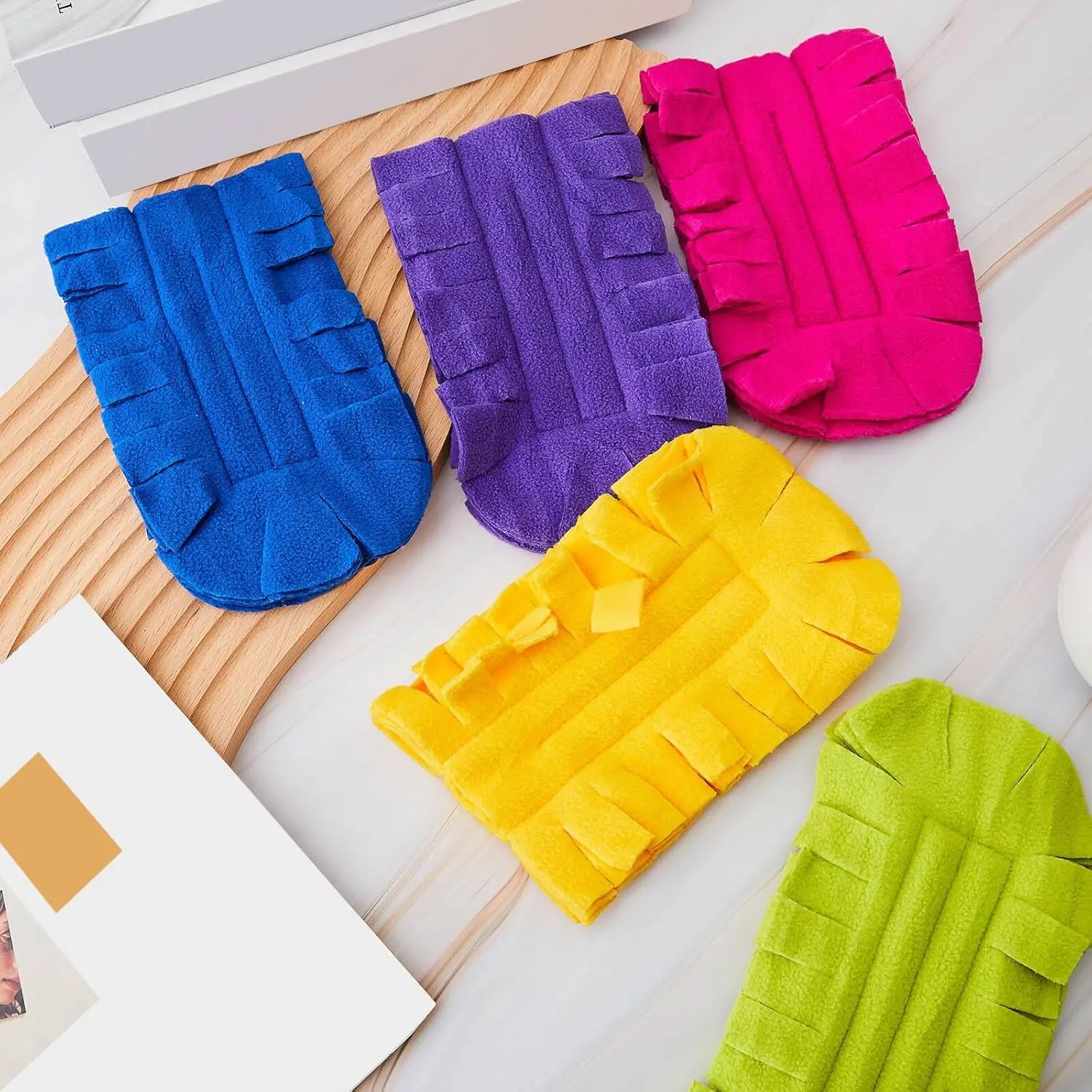 Pack of 12 Duster Refill Reusable Fleece Duster Refills Feather Flat Dusters Multi Surface Washable Cleaning Pads Tools for Home, Blinds, Car, Pet, Furniture, Fans (Dark Color)