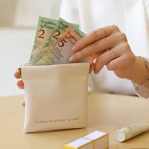 1PC Leather Shingle Storage Bag, Mini Small Bag, Ladies' Portable Wallet, Lipstick Makeup Bag, High-end Women's Bag, Minimalist Mini Storage Bag, Portable Travel Headphone Bag, Multi-functional Storage Bag, Handheld Cosmetic Pouch