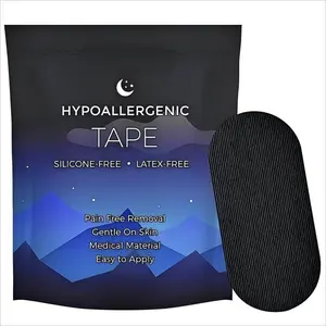 Mouth Tape for sleeping,40pcs Breathable Mouth Tape, one month supply, mouth tape, black, gentle, adhesion & 30 Strips, sports accessories, Anti Snoring Sticker Snoring Relief Sticker,Snoring Relief Sticker, Sleeping Aid Tool