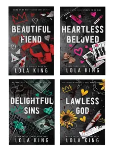 North Shore Stories 4-Book Series: Dark Enemies-to-Lovers Romance Novels by Lola King (Paperback) – Beautiful Fiend, Heartless Beloved, Delightful Sins, Lawless God