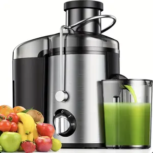 Multi-function Juicer - Juice Blender Mixer Food Processor - 3-inch Wide-mouth Juicer Extractor For Vegetables And Fruits - 3-speed Settings - Easy To Clean - Detachable High Juice Yield - Fast Juicing Quick Juice Extraction For Fruits And Vegetables