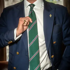 Gent Z Official Regimental Tie Limited Edition 100% Grenadine Silk