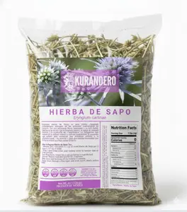Kurandero-Authentic Mexican Hierba de Sapo | Hierba de Sapo Mexicana Auténtica Traditional herb (Eryngium heterophyllum) with grassy aroma and mild earthy taste. 100% Natural, Vegan, Non-GMO. | Hierba tradicional mexicana de aroma herbal y sabor natural.
